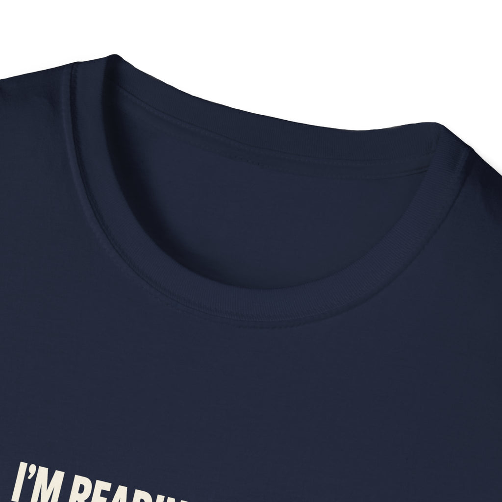 "Anti-Gravity Book" funny couples graphic on a Gildan Softstyle unisex tee - Couples Therapy Apparel (view 12)