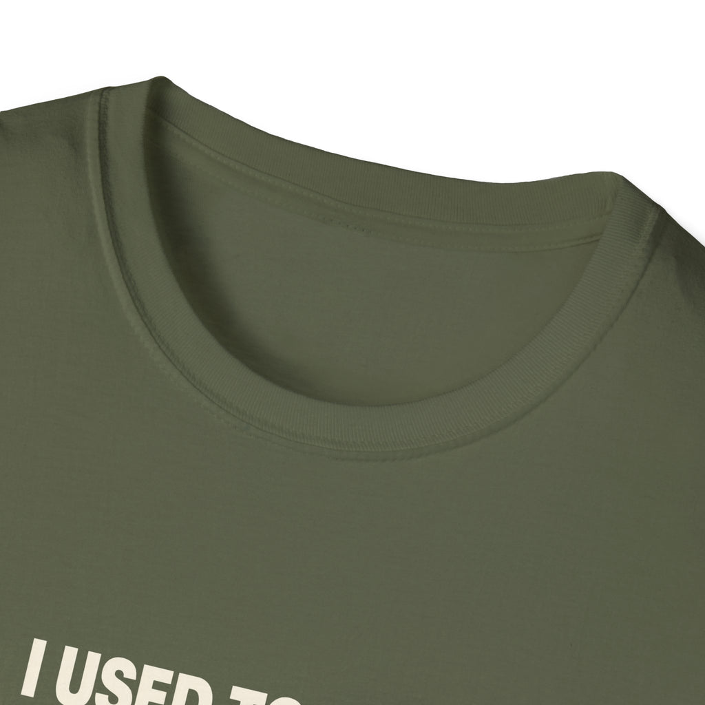 "I Used to Hate Facial Hair" funny couples graphic on a Gildan Softstyle unisex tee - Couples Therapy Apparel (view 9)