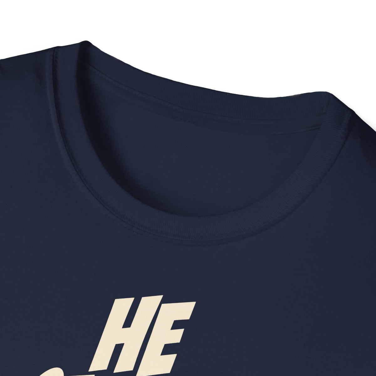 "He Started It" funny couples graphic on a Gildan Softstyle unisex tee - Couples Therapy Apparel (view 12)