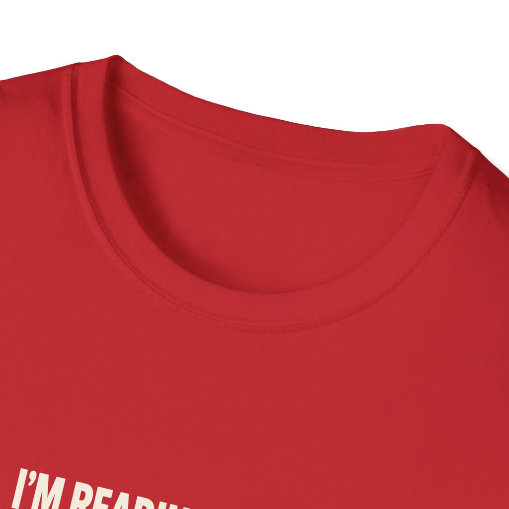 "Anti-Gravity Book" funny couples graphic on a Gildan Softstyle unisex tee - Couples Therapy Apparel (view 15)