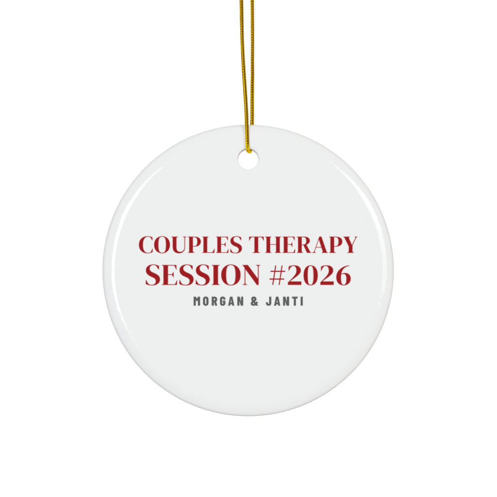 Couples Therapy Session #2026 Ornament