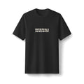 "Fish With No Eyes" funny couples graphic on a black Next Level heavyweight oversized tee - Couples Therapy Apparel