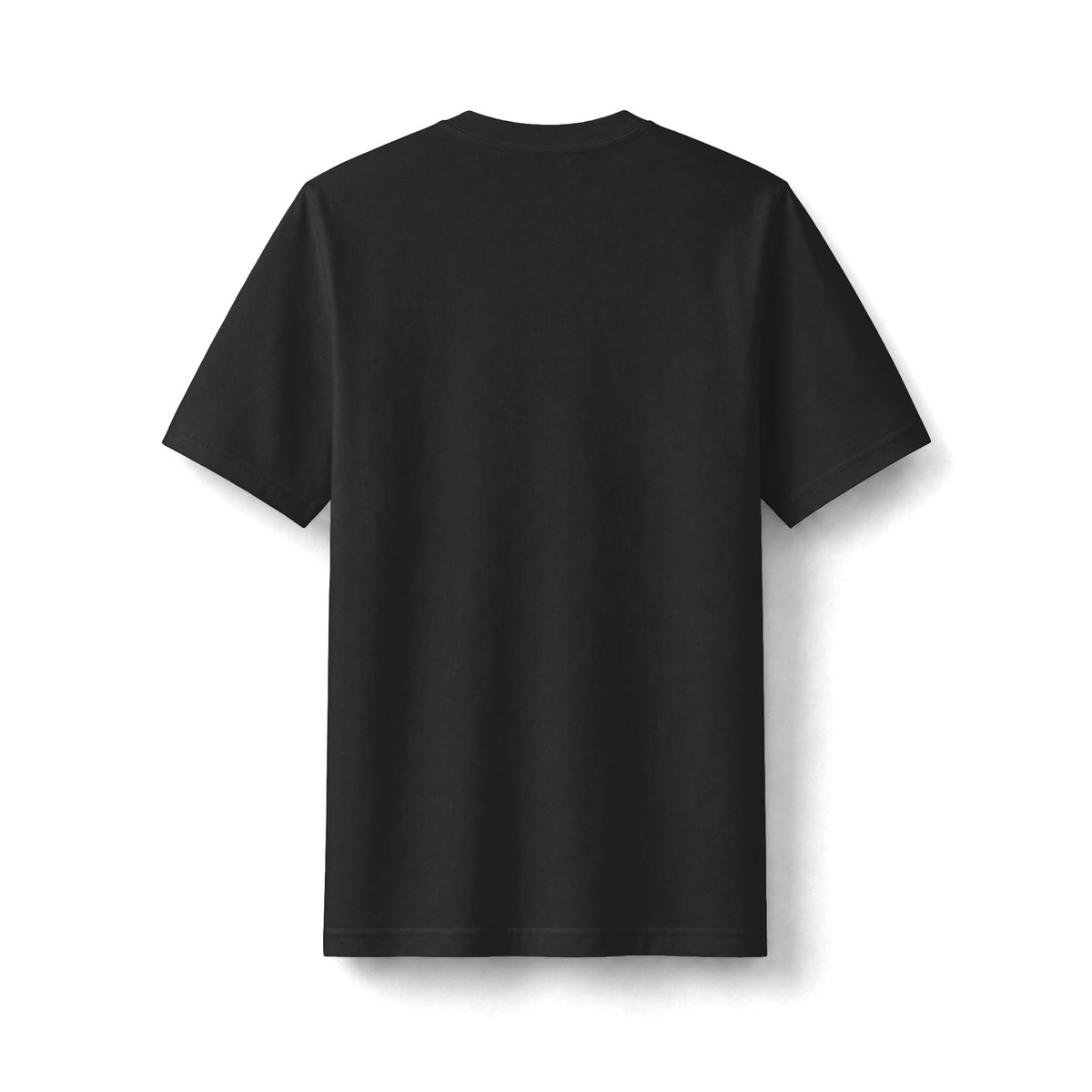 "She's Always Right (Allegedly)" funny couples graphic on a black Next Level heavyweight oversized tee - Couples Therapy Apparel (view 5)