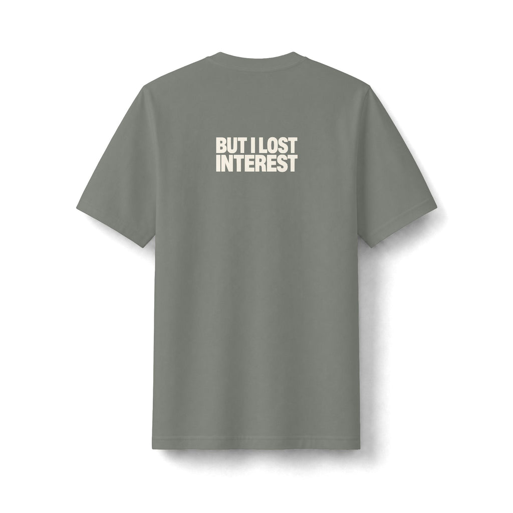 "I Used to Be a Banker" funny couples graphic on a black Next Level heavyweight oversized tee - Couples Therapy Apparel (view 6)