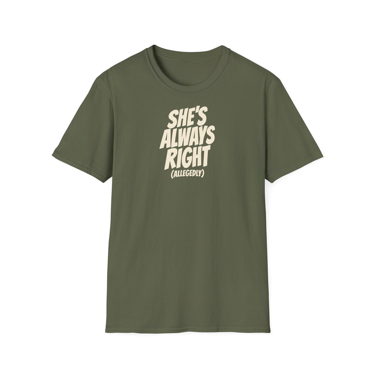 She's Always Right (Allegedly) Tee (Softstyle)