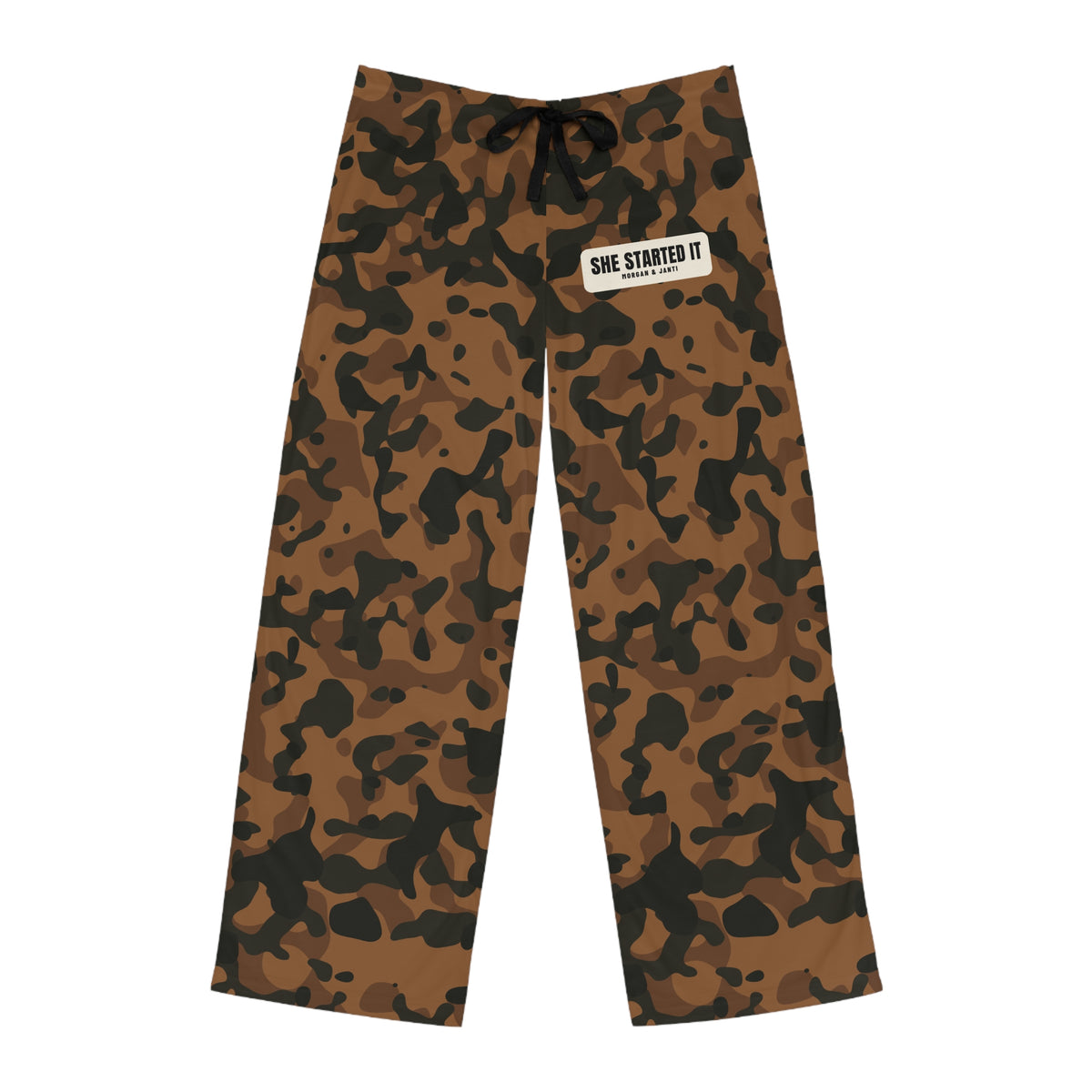 She Started It Pajama Pants – Duck Camo