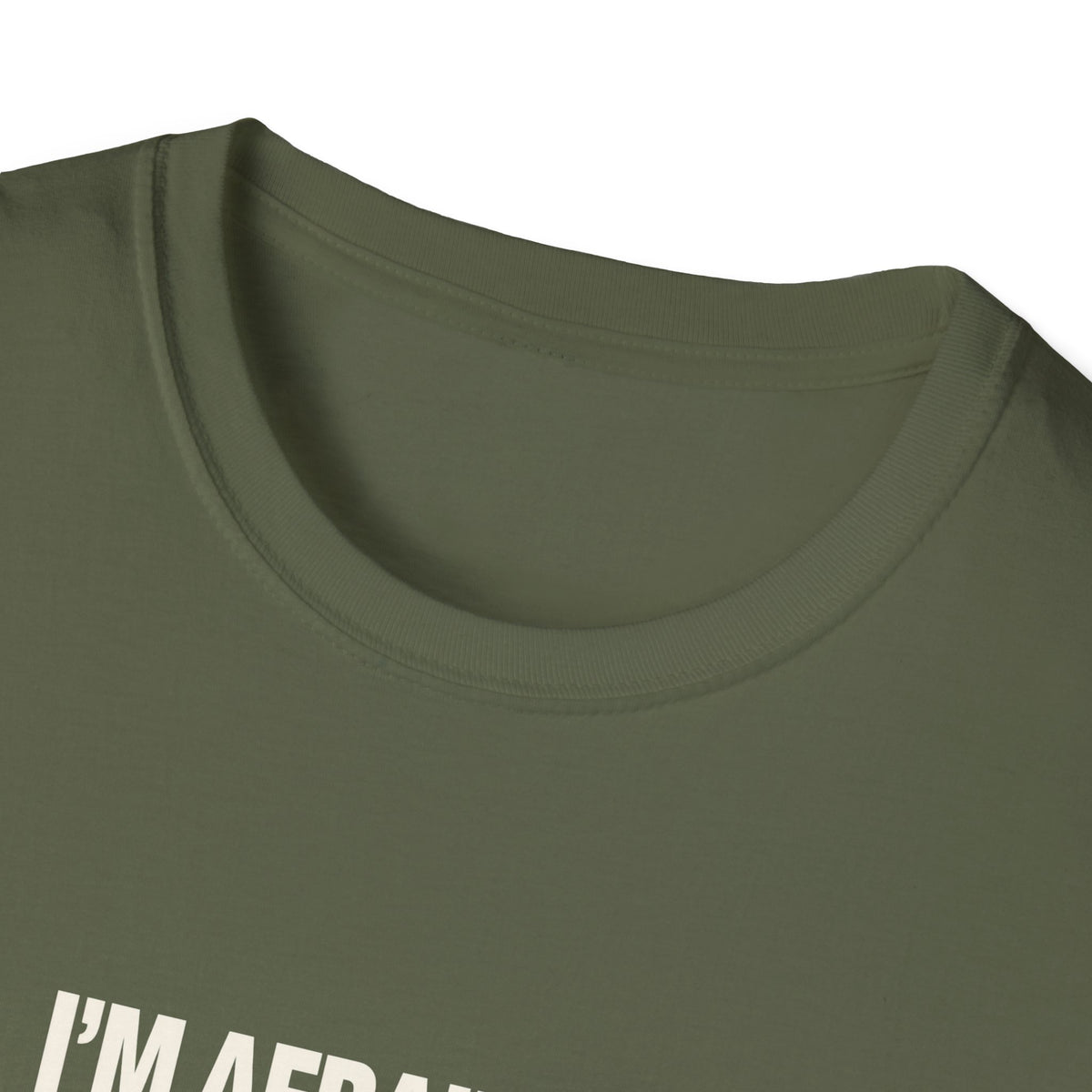 "I'm Afraid for the Calendar" funny couples graphic on a Gildan Softstyle unisex tee - Couples Therapy Apparel (view 9)