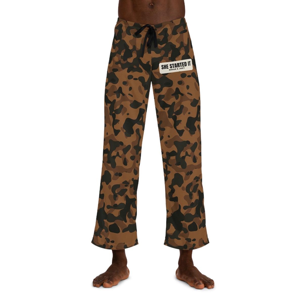 She Started It Pajama Pants – Duck Camo