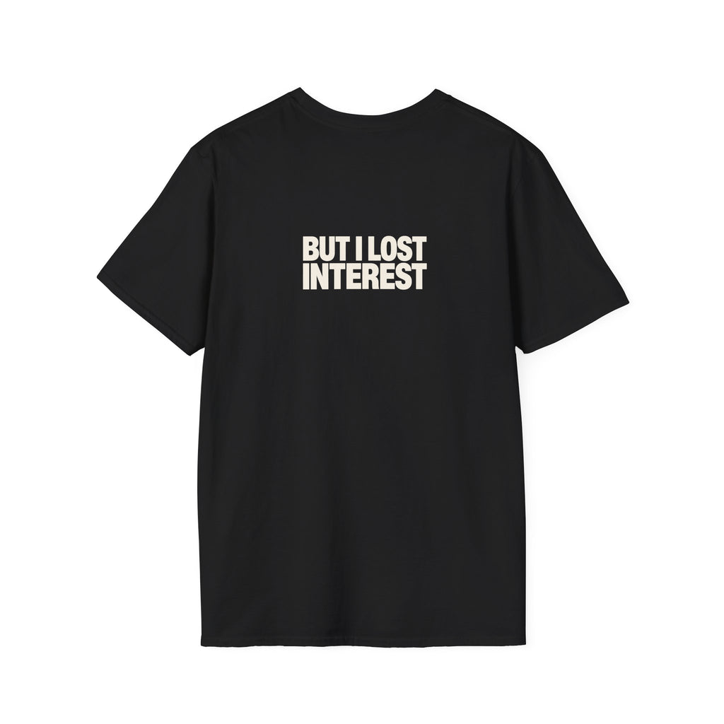 "I Used to Be a Banker" funny couples graphic on a Gildan Softstyle unisex tee - Couples Therapy Apparel (view 5)