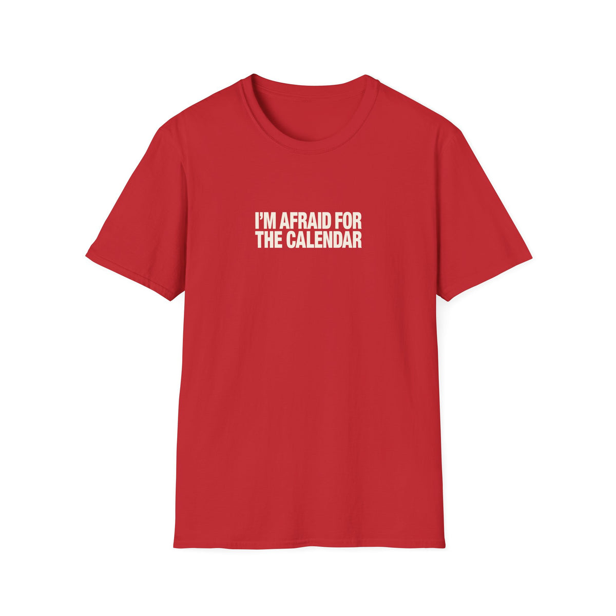 I'm Afraid for the Calendar Tee (Softstyle)