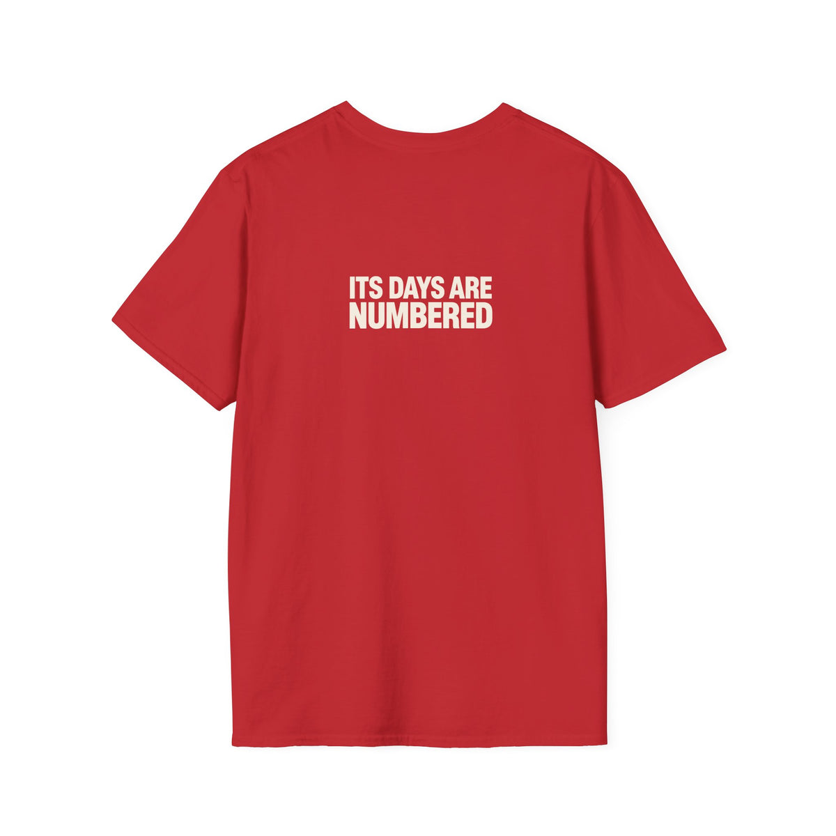 "I'm Afraid for the Calendar" funny couples graphic on a Gildan Softstyle unisex tee - Couples Therapy Apparel (view 14)