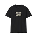 "Couples Therapy Graduate" funny couples graphic on a Gildan Softstyle unisex tee - Couples Therapy Apparel