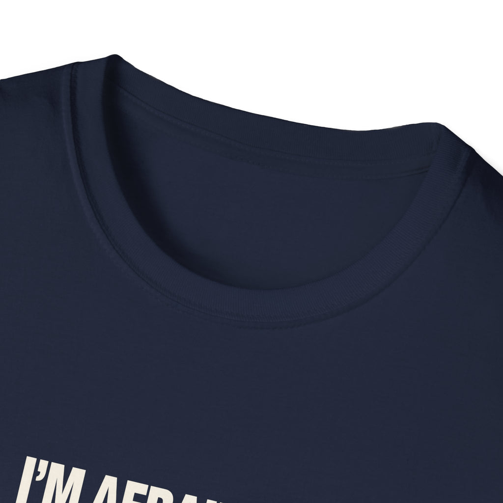 "I'm Afraid for the Calendar" funny couples graphic on a Gildan Softstyle unisex tee - Couples Therapy Apparel (view 12)