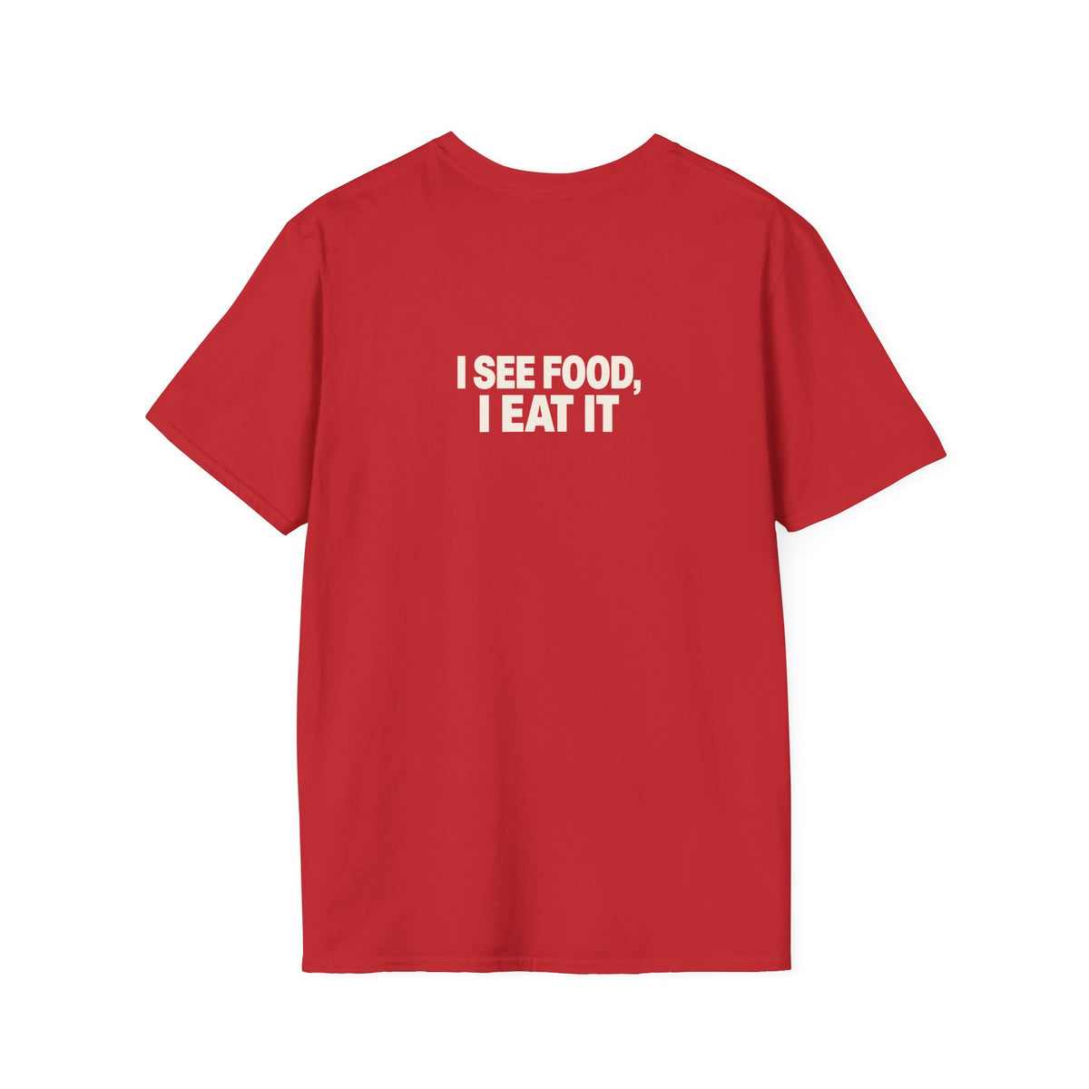 "I'm on a Seafood Diet" funny couples graphic on a Gildan Softstyle unisex tee - Couples Therapy Apparel (view 14)