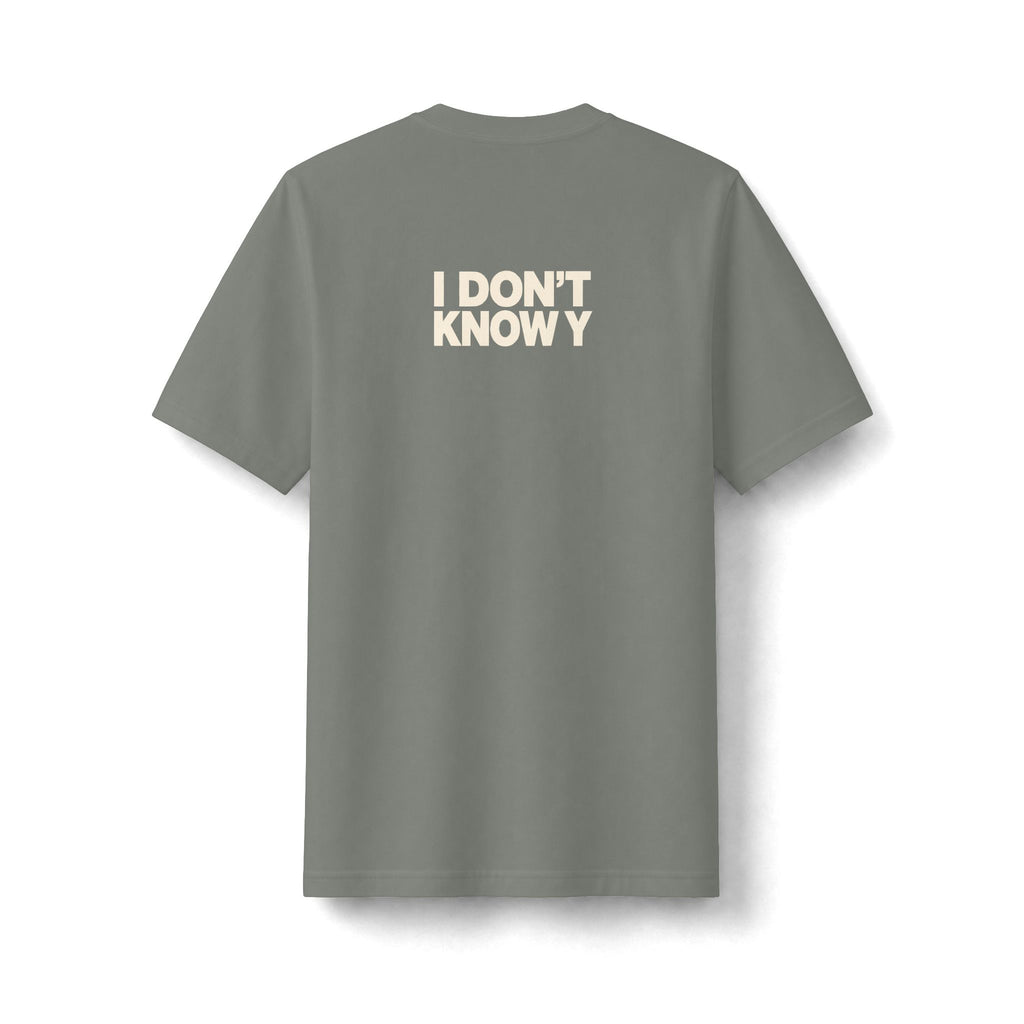 "I Only Know 25 Letters" funny couples graphic on a black Next Level heavyweight oversized tee - Couples Therapy Apparel (view 6)