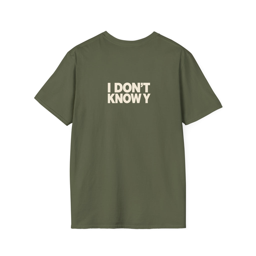 "I Only Know 25 Letters" funny couples graphic on a Gildan Softstyle unisex tee - Couples Therapy Apparel (view 8)