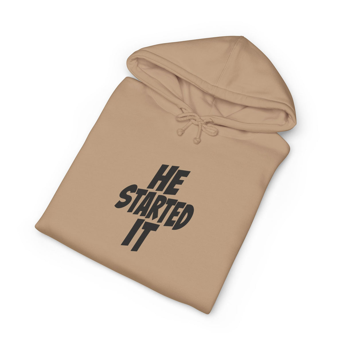 He Started It Hoodie – Duck Camo (Heavyweight)