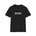 "Why Don't Skeletons Fight" funny couples graphic on a Gildan Softstyle unisex tee - Couples Therapy Apparel
